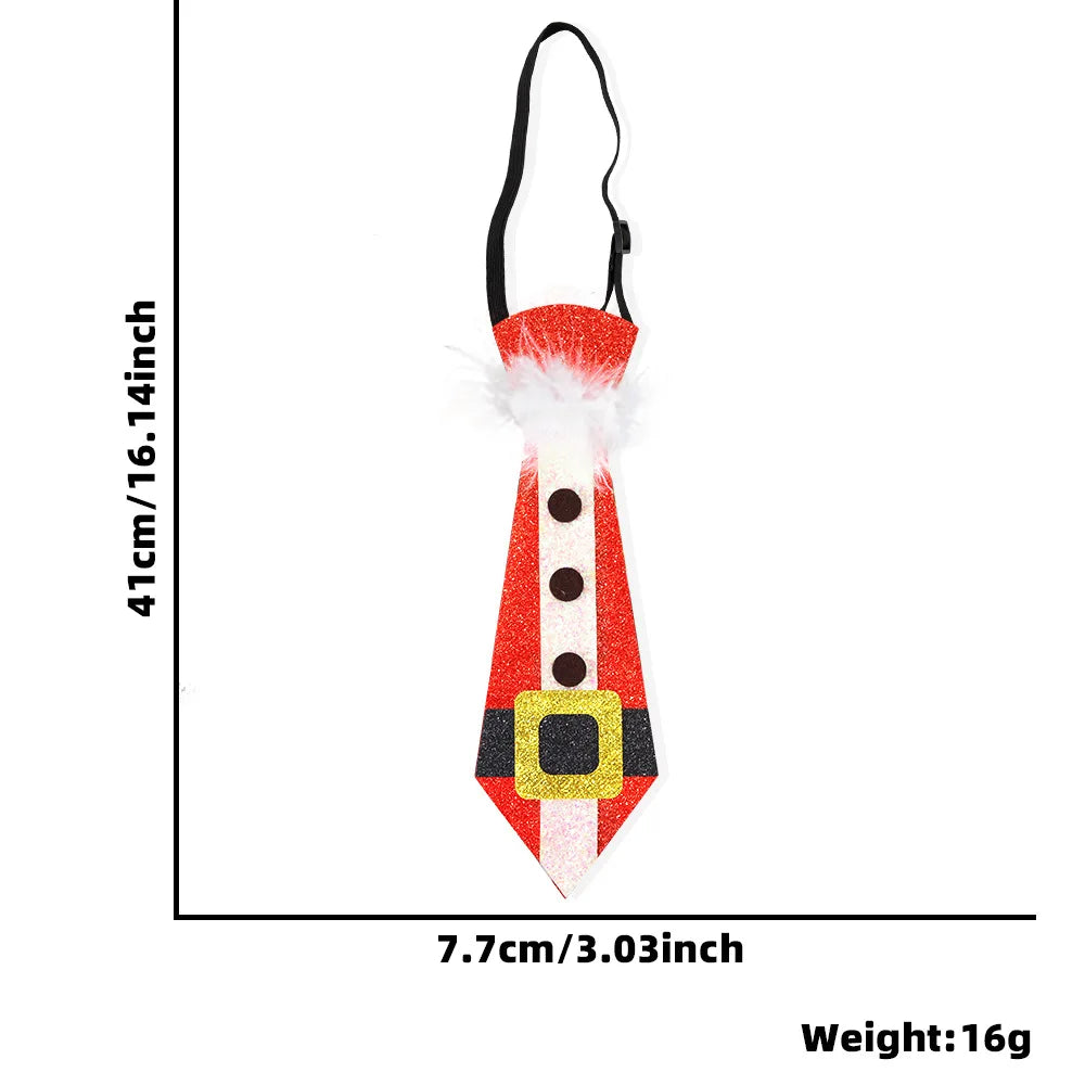 Filz Weihnachts krawatten, Weihnachts schmuck, Schneemann, Elch, Weihnachts baum, Krawatten für Kinder, Weihnachts feier dekorationen