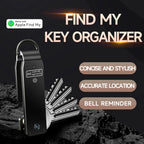 Schlüssel-Organizer funktioniert mit Apple Find My, integrierten Airtag-Chips, fasst 2–6 Schlüssel, Auto-Schlüsselanhänger mit GPS-Tracker, (nur iOS)
