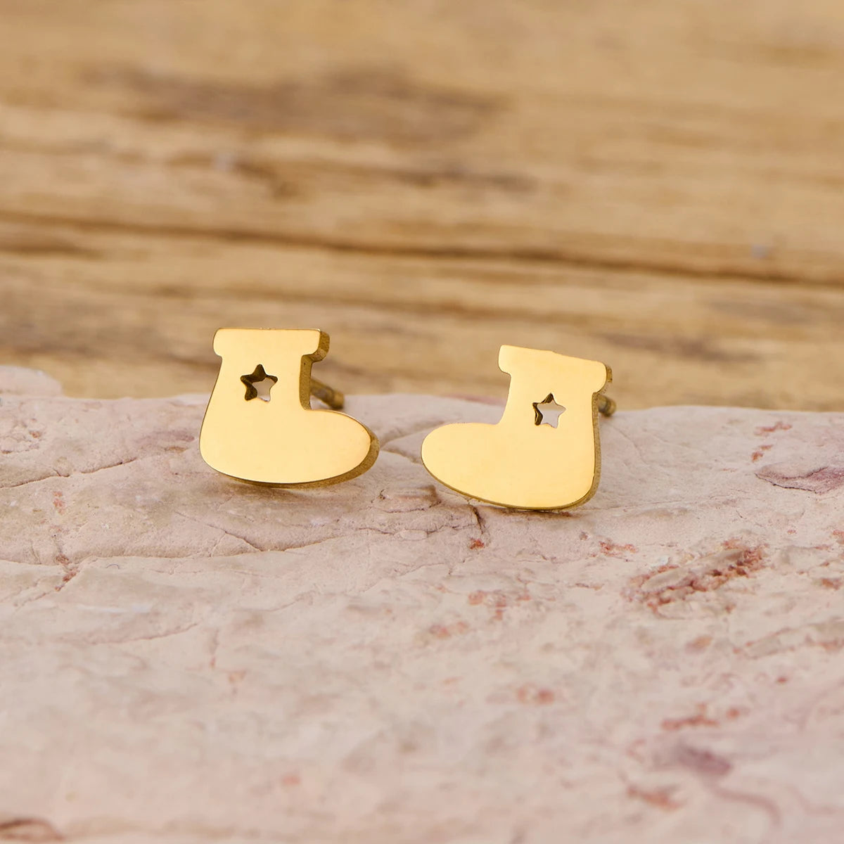 Shuangshuo 1 Paar Ohrstecker mit Schleife, Weihnachtsbaum, Elch, Jingle Bell, für Damen, Edelstahl, Ohrringe, Schmuck, 2025, Weihnachtsgeschenk