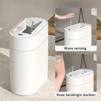 9L Sensor-Mülleimer mit Deckel, Zwei-Wege-Automatikverpackung, Adsorption, Mülleimer, Zuhause, Küche, Toilette, schmaler Schlitz, Wandmontage-Abfallbehälter
