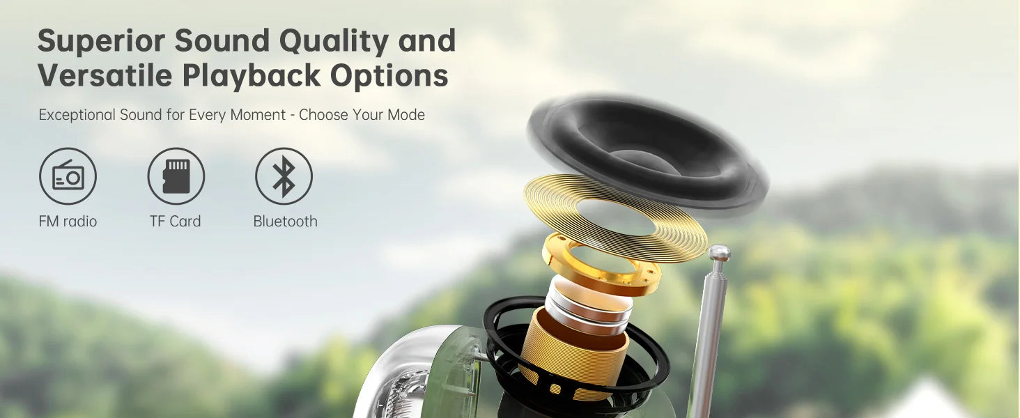 Divoom T- Santooo-2 Mini Retro White Noise Lautsprecher