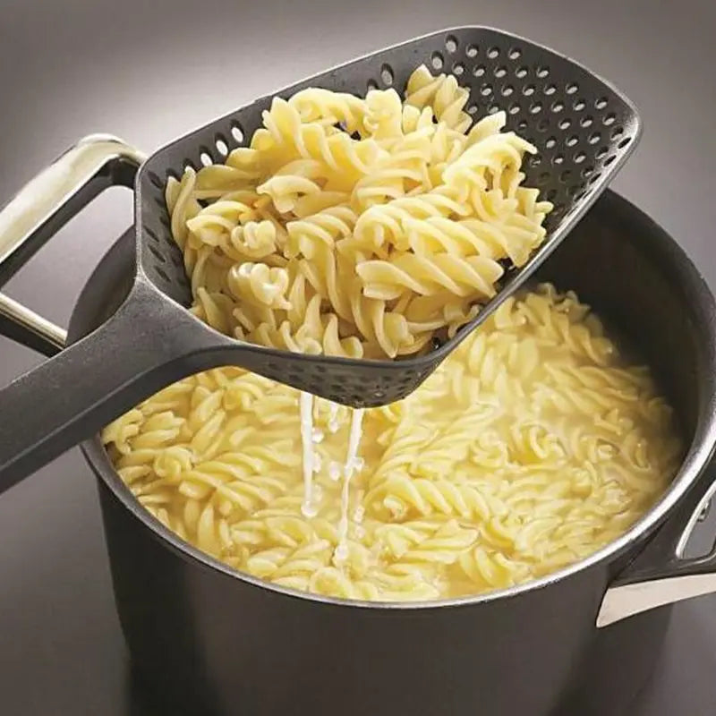 Sieb Löffel Große Trichter Gebratene Lebensmittel Sieb Gemüse Lebensmittel Wasser Filter Tragbare Home Küche Kochen Werkzeuge