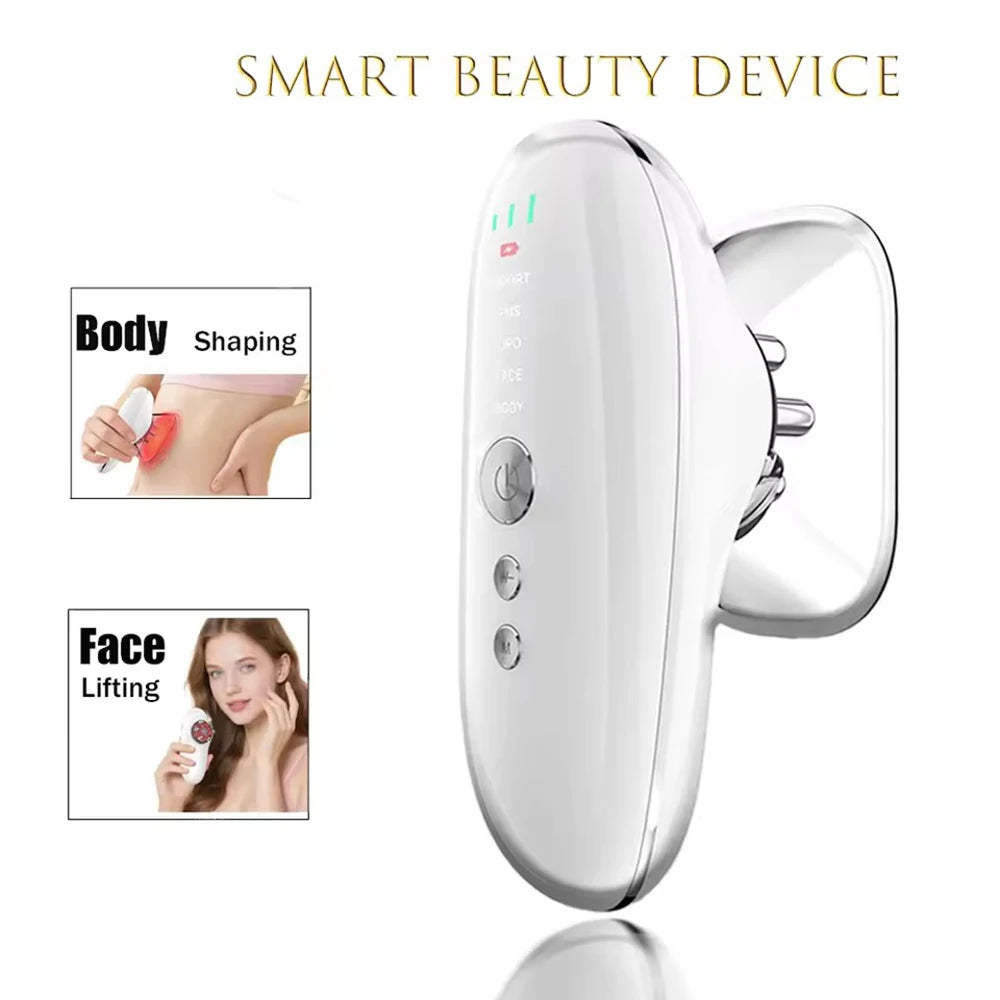 NEUES 2-in-1 elektrisches Cellulite-Massagegerät, Körperformungsgerät für Bein, Bauch, Taille, Arm, Mikrostrom-Gesichtsgerät für die Hautpflege