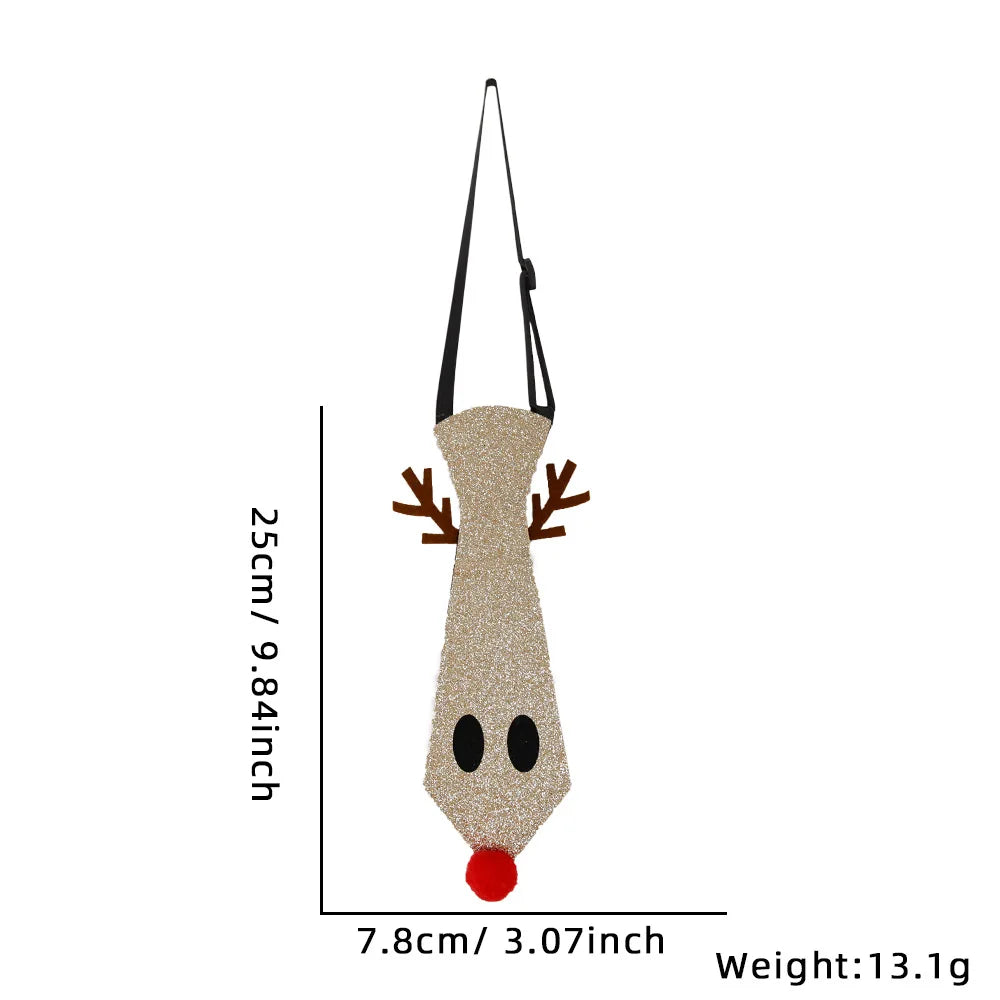 Filz Weihnachts krawatten, Weihnachts schmuck, Schneemann, Elch, Weihnachts baum, Krawatten für Kinder, Weihnachts feier dekorationen