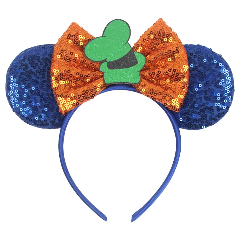 Prinzessin Haarreif mit Pailletten-Bogen – Disney-Motive, Halloween & Party | Damen & Kinder