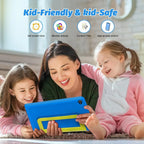 Kinder-Tablet, Android 15 Tablet für Kinder, 10 Zoll, 8 GB + 64 GB, 8-adrig, mit Hülle, 1 TB TF, erweiterbar, für Kleinkinder, Kinder, Elternkontrolle