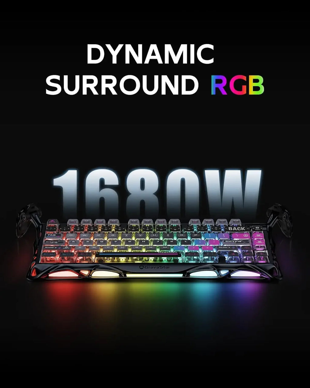 GravaStar K1 Bluetooth Drahtlose mechanische Tastatur aus Aluminiumlegierung Tri-Mode RGB Light E-Sport-Gaming-Tastatur PC-Zubehör