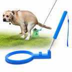 Faltbarer Hundekot-Aufheber aus Edelstahl – Kein Bücken, Kontaktlos, 90cm | Für Kotbeutel ab 23cm | Gassi & Reisen | Blau