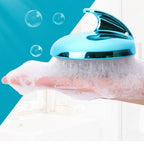 Tragbare SPA, Haushalt Shampoo Kamm, Kopfhaut Massage, Peeling Silikon Massage Kamm, Trocken und Nass, Silikon, Luft Kissen Kamm, Frauen