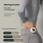 Mini ventilateur portable rechargeable sans pales, ventilateur de taille à clip, adapté à la ventilation extérieure, petit ventilateur de bureau