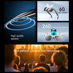 OPPO 2025 100 MP Kamera, intelligente KI-Brille, wasserdicht, Bluetooth, Anruf, Musik spielen, intelligente Brille, Bilder identifizieren, verwenden Sie ChatGPT