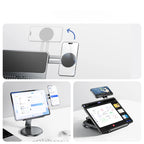 Tablet-Ständer, iPad, Desktop, magnetischer Handyständer 360° °   Drehbarer, zusammenklappbarer, spezieller Ständer für Live-Malerei im Büro