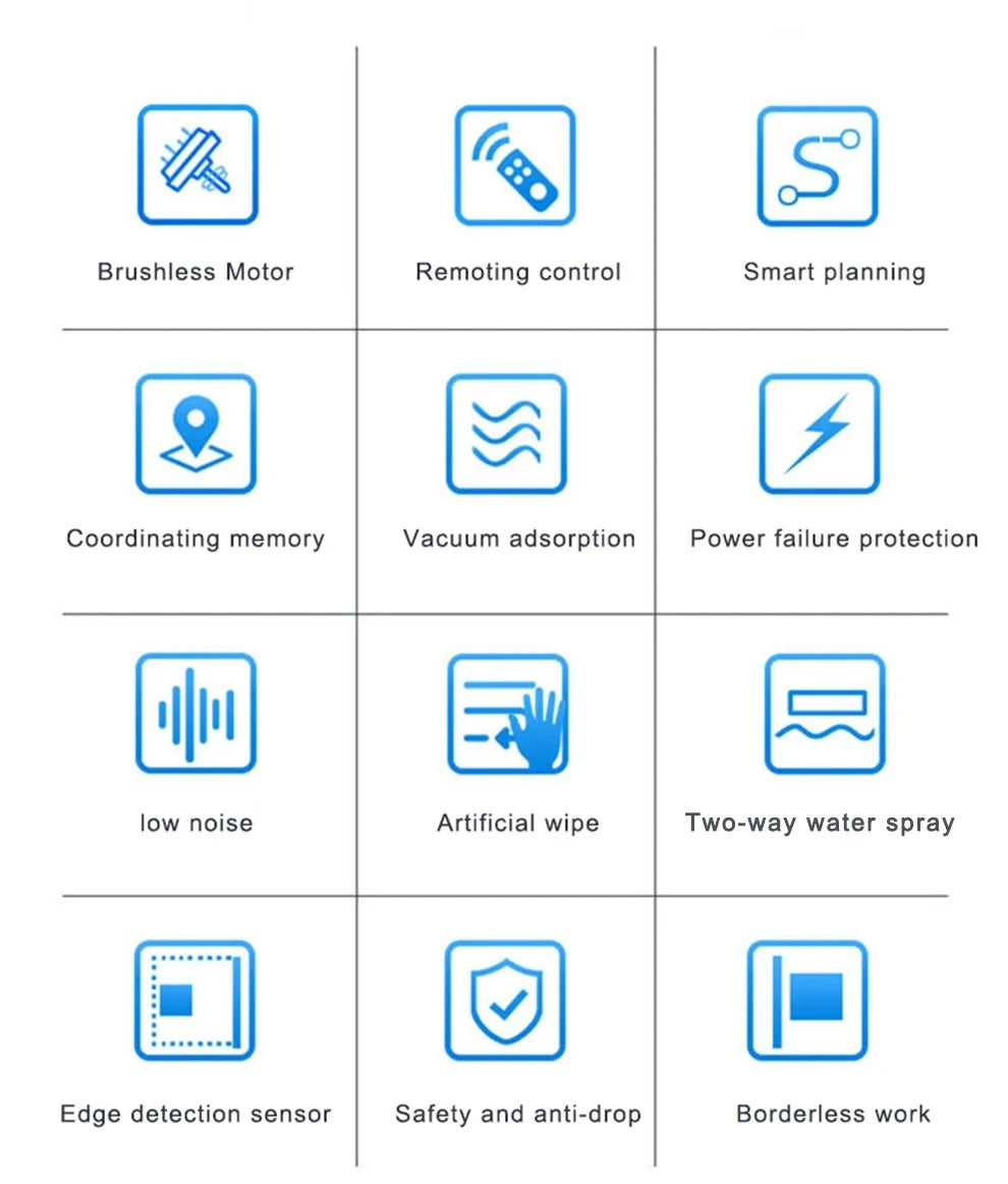Fensterputzroboter Purerobo W-S9S mit APP Staubsauger