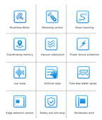 Fensterputzroboter Purerobo W-S9S mit APP Staubsauger