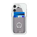 Magsafe-Kartenhalter mit Klappenabdeckung, magnetischer Telefonringständer, PU-Leder, Kartenhalter, Handyhülle für iPhone 13, 14, 15, 16 Pro