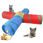 5/4/3 Löcher Haustier Katzen tunnel lustiges Spielzeug für Katzen faltbares Katzen spielzeug interaktive Katze Kaninchen Tier spielen Spiele Tunnel Chat Haustier Produkt