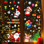 Weihnachts-Fensteraufkleber, Frohe Weihnachten, Dekorationen für Zuhause, 2025, Weihnachts-Wandaufkleber, Kinderzimmer, Neujahr, Dekoration 2026