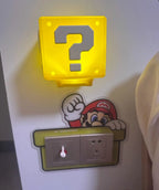 Fragezeichen Würfel, LED Nachtlicht, Mini wiederaufladbar, DIY Montage, Toilette Beschilderung