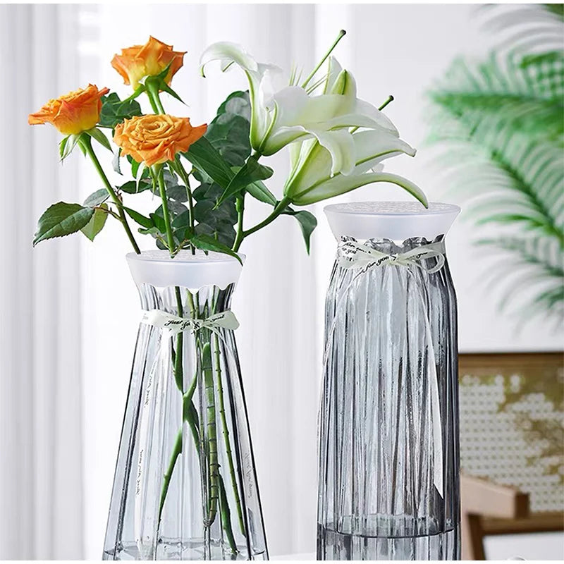 Silikon-Blumengitter für Vasen – Flexibler Blumenstielhalter, Wasserdicht & Wiederverwendbar | DIY