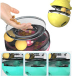 Neue lustige Katze Stick Katze Spielzeug Tumbler Leck Lebensmittel Ball Katze lindern Langeweile Tumbler Heimtierbedarf spielen mit Lebensmittelspüler selbst