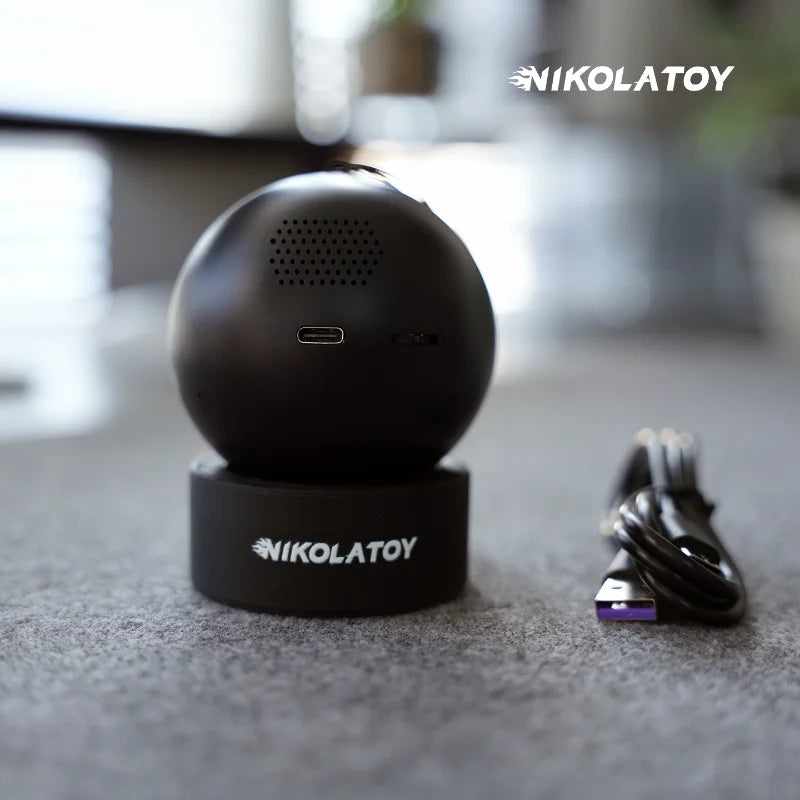 NIKOLATOY Kreative Anime Merchandise Sharingan LED Elektronische Ball Musik Rhythmus Display Desktop Ornament Figur Geschenk