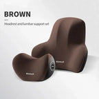 Auto Memory Foam Nackenkissen Schutz, Lendenwirbelstütze Kissen, Lendenkissen, Auto Kopfstützenkissen