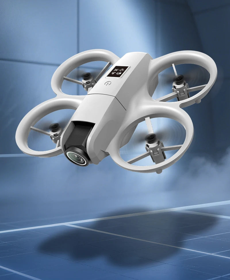 Neue H135 Mini Drohne WIFI FPV Hover Professionelle 4K Kamera Tasche Bunte Lichter Eders Rc Flugzeug Faltbare Quadcopter RC spielzeug Geschenke