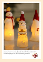 LED Weihnachten Nachtlicht Nette Santa Claus Schneemann Kinder Schlafzimmer Nacht Ornamente Für Urlaub Weihnachten Decora Nacht Lampe