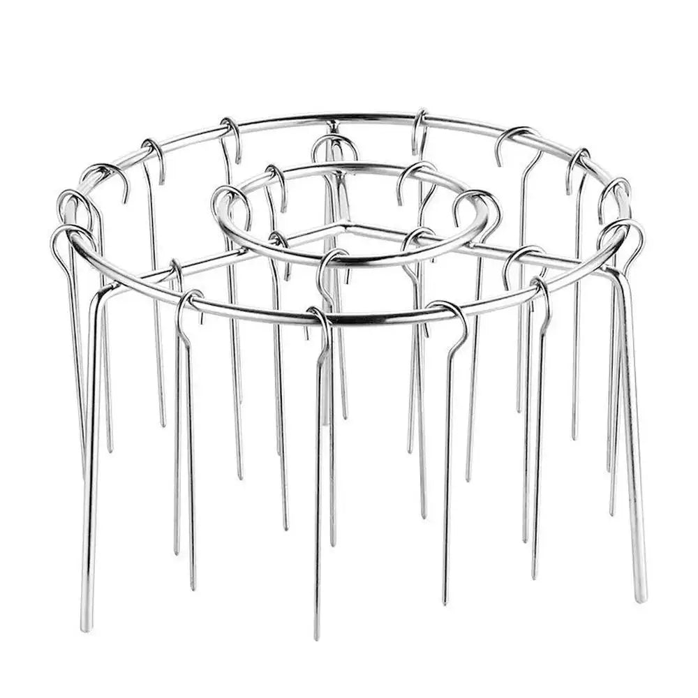 Edelstahl-Spießhalter für Air Fryer & BBQ – Vertikales Kebab-Rack, 13 oder 25 Spieße
