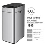 9/15/20/30/40/50/60 Mülltonne Große kapazität Edelstahl Smart Sensor Mülleimer Automatische Abfall Bins Küche Mülleimer