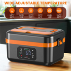A07R Cordless Electric Lunch Box With 16000Mah Battery Rechargeable Self-Heating Food Warmer For Work/Travel Car/Office Us Plug