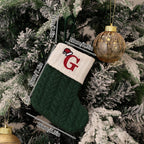 Weihnachtsstrumpf Stricken Schneeflocke Buchstaben Socken Weihnachtsdekoration für Zuhause Weihnachten Alphabet Stricksocke Neujahrsgeschenk