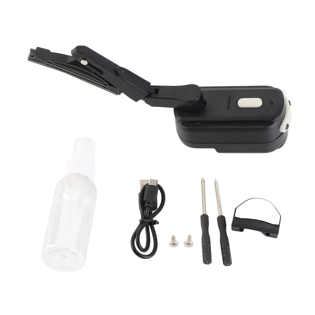 Helmwischer, Motorrad-Helmwischer, ABS, hohe Zähigkeit, 2-Gang-verstellbarer Helm, Scheibenwischer, Motorrad-Helmwischer, Wischer