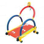 5-in-1 Indoor Gym Fitness Set – Airwalker + Twister Stepper + Rower Bike + Junior Laufband Hantelbank