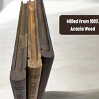 Schneidebretter für die Küche, 3-teilig, buchförmige, verdickte Schneidebretter für die Küche zum Schneiden von Fleisch, Obst, Gemüse, Käse, Zuhause