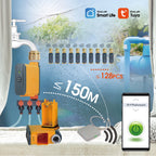Messing-Anschlüsse Zigbee Smart Valve Intelligenter automatischer Wifi-Garten-Wasser-Timer für Sprinkler-Schlauch-Hahn-Tropfbewässerungssystem-Controller-Telefon-Fernbedienung