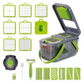 22-in-1 Gemüseschneider Set – Edelstahl, Hobel, Würfelschneider, Reibe, CE-zertifiziert