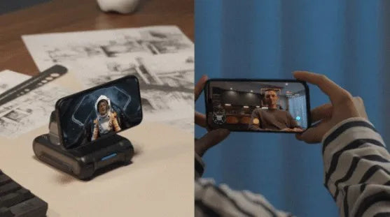 LOOI Roboter Smart Toy Verwandeln Sie das Smartphone in einen Desktop-Roboter. Magnetische mobile KI-Geste, Gesichtserkennung, GPT-Sprachdialog-Spielzeug