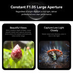APEXEL 10-20x Zoom-Makroobjektiv-Set, Makrofotografie mit Smartphone und Universalclip für iPhone, Samsung, Xiaomi und die meisten anderen Smartphones