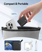 ORICO Tragbare SSD mit 2-in-1-USB-C-Kabel, externen Solid-State-Laufwerke, bis zu 460 MB/s für iPhone 14 13 11 12 X IPad PC