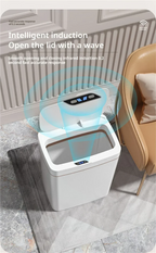 15L Smart Sensor Mülleimer Mülleimer Wasserdicht Touchless Automatischer Mülleimer Papierkorb für Küche Toilette Schlafzimmer