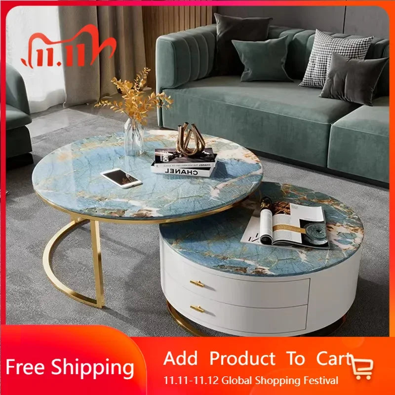 Trendige nordische Couchtische, moderne Aufbewahrung, luxuriöse, einfache, ästhetische Couchtische, einzigartige antike Kaffee-Tische, Hotelmöbel