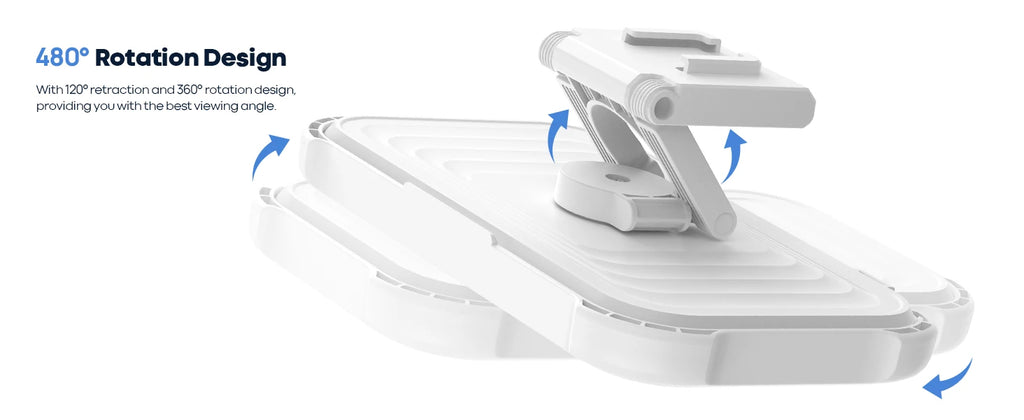 Wasserdichter Duschtelefonhalter mit 480 °   Drehbarer, winkelverstellbarer, wandmontierter Telefonhalter für Badezimmerküche, bis zu 6,8 I