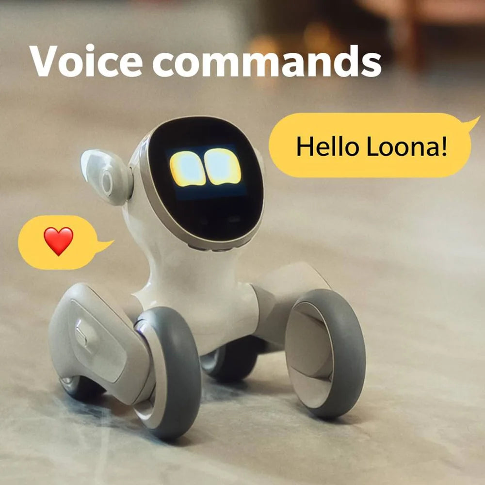 Loona EPP3.0 KI-Roboterhund – GPT-4, Gestensteuerung, 3D-ToF, Heimüberwachung, inkl. Ladestation, Deutsch