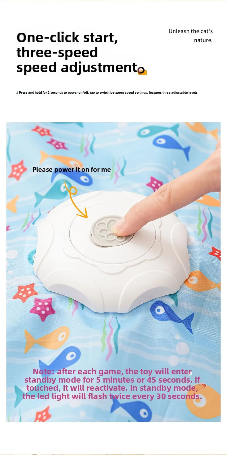 Katzenspielzeug, interaktives Fassungsverstopfungs-Katzenspielzeug mit quietschender Bewegung, aktiviert, bewegliche verdeckte Federn, Kätzchen-Teaser-Spielzeug