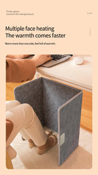 Tragbare Raumheizungen, faltbare Fußwärmer für Büros und Häuser, Tischbeine und Füße, mit Thermostat und Timer