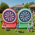 Aufblasbares Klebedart-Wurfspiel – Familien-Gartenspiel für Kinder & Erwachsene | PVC