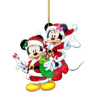 19 teile/satz Mickey Minnie Weihnachten Baum Hängen Ornament Nette Mickey Maus Auto Rucksack Dekoration DIY Party Wohnkultur Kind Geschenk