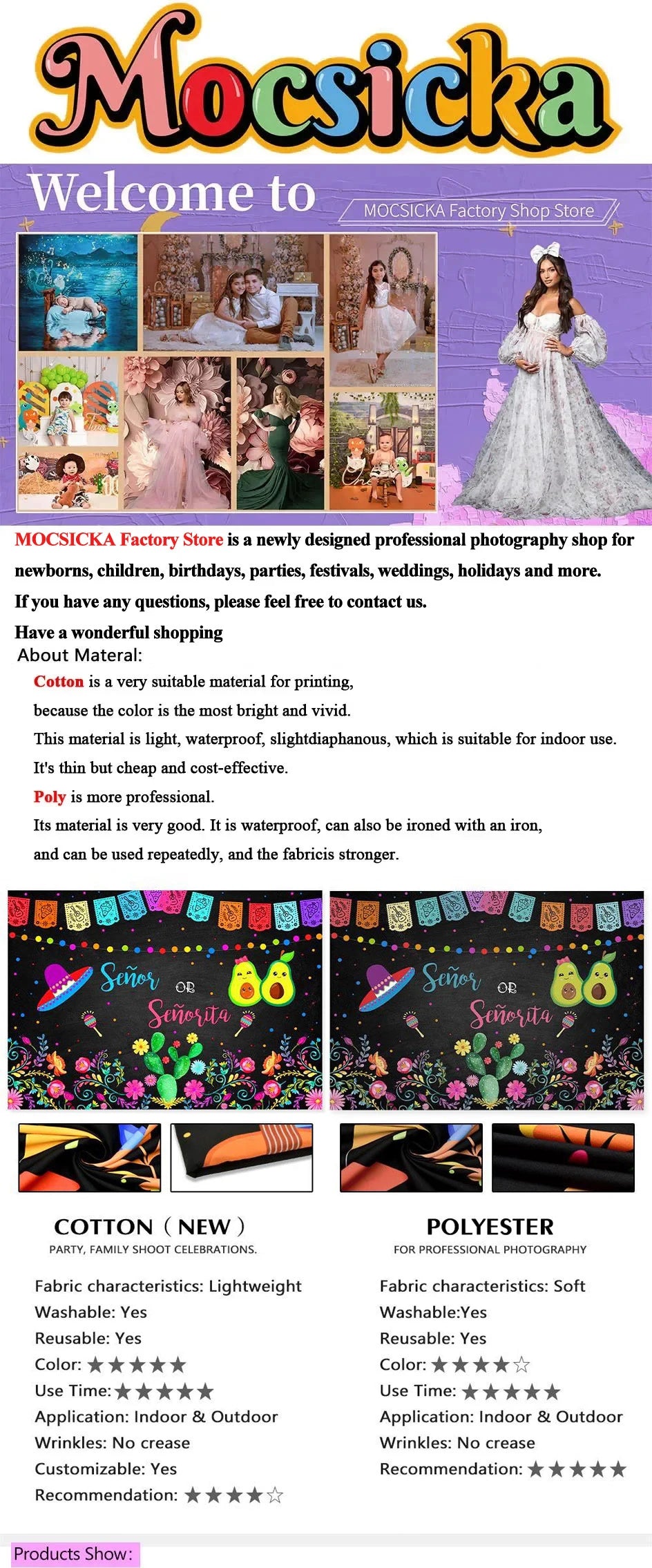 Mocsicka Weihnachten Lebkuchenhaus Fotografie Hintergrund verschneite Weihnachtsbaum Zuckerstangen Hintergrund Winter Urlaub Party Photozone