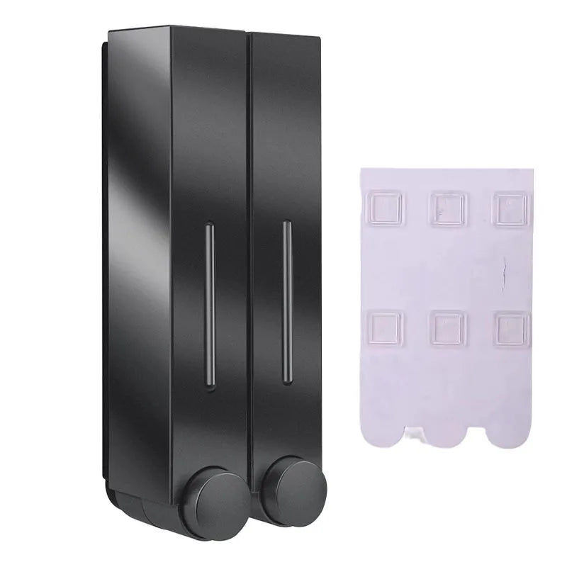 Seifenspender für 1/2/3 Tassen, Wandmontage, Duschseifenspender, Duschgel, Waschmittelspender für Badezimmerzubehör, kein Stanzen